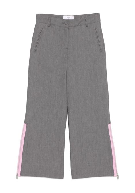 Pantaloni con zip laterale MSGM KIDS | F5MSJGPA274104